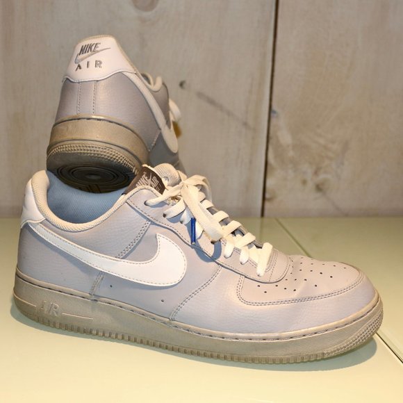 Nike Other - Vintage Nike Air Force 1 | Light Gray/Blue